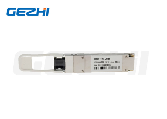 Hoog compatibele 100G QSFP28 ZR 1310nm 80Km optische transceivermodule