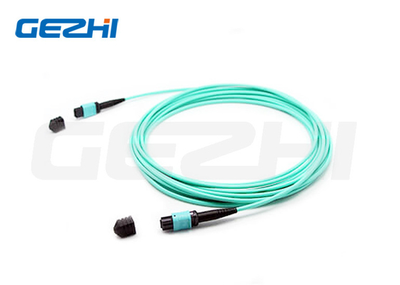 12F MPO (vrouwelijk) - MPO (vrouwelijk) 3.0mm LSZH Fiber Patch Cable / Trunk Cable
