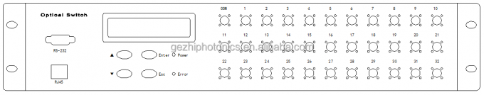 FSW 1x48 Glasvezelschakelaar 19 inch 2U Rackmount 1260~1650nm Single Mode 1