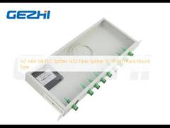 1x2 1x64 1x8 PLC Splitter 1x32 Fiber Splitter 1U 19 Inch Rack Mount Type