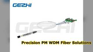 PM Fused WDM precisie glasvezelmultiplexer