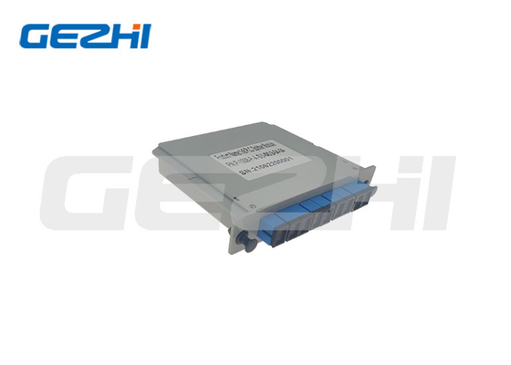G657A vezel de Optische PLC Kaart die van de Splitsers1x8 Cassette Module opneemt