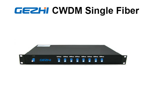 kopen 8 kanalen CWDM Mux Demux Simplexuni - Richting 1 RU Rack Mount Single Fiber online manufacture