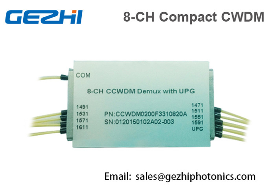 kopen De MENS CWDM Mux Demux 1x8 kanaliseert Optische Multiplextelegraaf Mini Size online manufacture