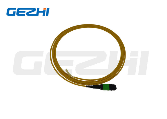 kopen Van het de Vezel Optisch Flard van LC OM3/OM4 8/12/24F MPO/MTP het Koordpvc/lszh Jasje voor Telecommunicatie online manufacture