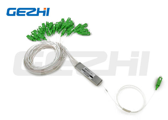 kopen SC APC 1x32 Optische PLC Splitter Stalen Buis Type met G657A1 Fiber voor FTTH Toepassingen online vervaardiging