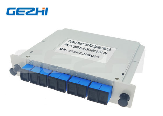 kopen Aangepaste 1x8 PLC Splitter met SC UPC Connectoren voor GEPON Netwerken online vervaardiging