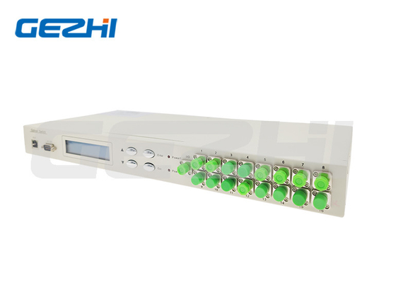 kopen Enige wijze en Multimode 19“ Multimode 1x8 Optische de Schakelaarmodule van 1U Rackmount online manufacture