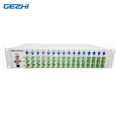 kopen Aangepaste Fiber MxN Matrix Optische Schakelaar 16x16 2x12 24x24 Optische Matrix Switch online manufacture