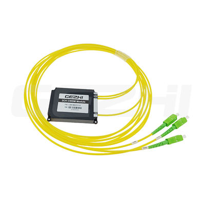 kopen Aanpasbare DWDM Mux Demux met Invoegverlies ≤7.0dB, Bedrijfstemperatuur -40℃~+85℃, en Kanaalafstand 100GHz tot 5GHz online vervaardiging