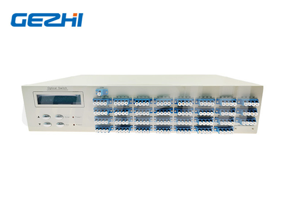 kopen Glasvezelschakelaar Snelle schakeltijd 1x128 Optische schakelaar met LCD-scherm online manufacture