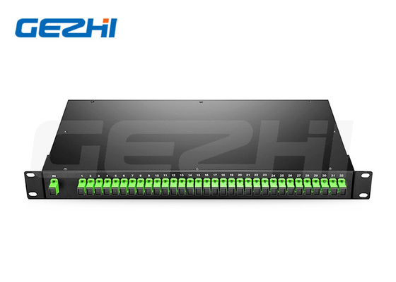 kopen 1x32 Port Single-Mode Fiber PLC Splitter Rack Mount met SC/APC-connector online manufacture