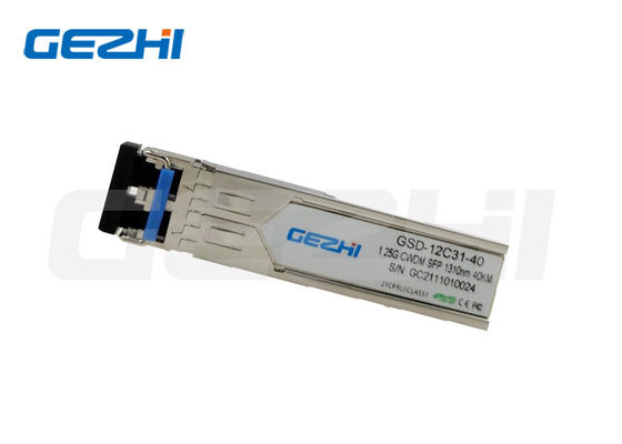 kopen 1.25G Gegevenssnelheid 1310nm golflengte 40 km afstand CWDM SFP optische transceivermodule voor enkelmodusvezel online vervaardiging