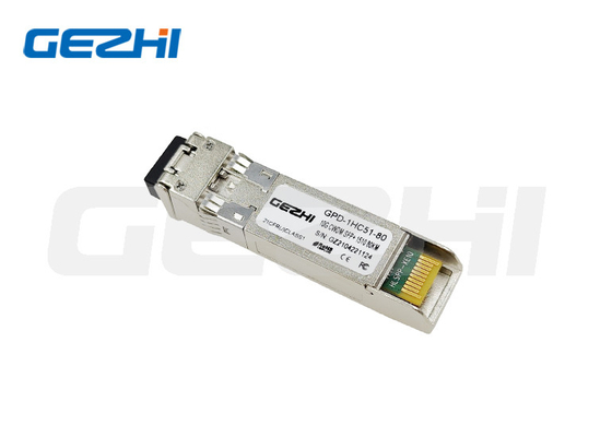 kopen 10Gbps CWDM-optische transceivermodule SFP+ ZR 80km 1490nm SFP EML LD online manufacture