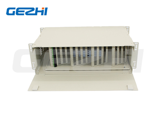 kopen Optisch distributieframe 3u Rack Mount 144 Core Sc Lc Fc Patch Panel Hoge dichtheid online manufacture