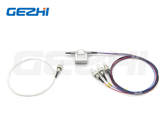 kopen Vergrendeling 5V 850nm Multimode1x3 T-type mechanische optische schakelaar met FC/APC online manufacture