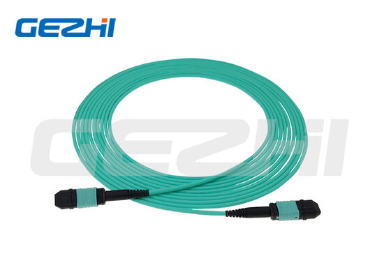 Kopen MPO Patchkabel OM3 Multimode 50/125µm met 8F /12F /24F Fiber Aantal en MPO/MTP Connector voor Datacenters met Hoge Dichtheid online vervaardiging