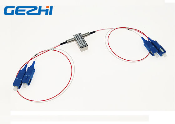 kopen 2x2 Bypass Mechanical Fiber Optical Switch 1260 - 1650nm Plug en play online manufacture