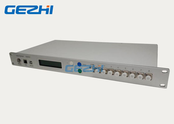 kopen Het lage Materiaal van de het Rek1650nm 1X8 Optische Schakelaar van het Toevoegingsverlies online manufacture