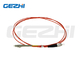 Singlemode Simplexkoord LSZH LC van het Vezel Optische Flard aan FC-de Kabel van het Vezelflard