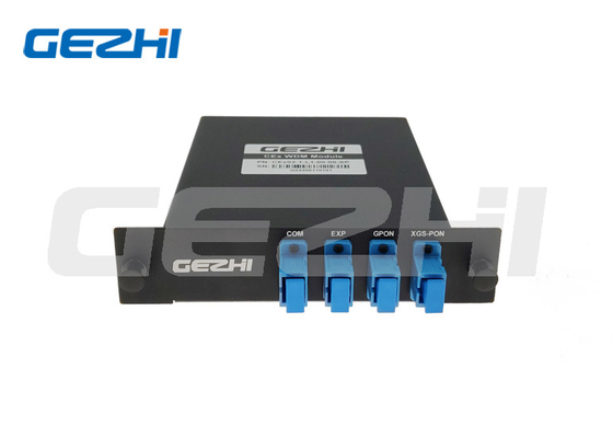 De Filterwdm van WDM1R GPON 1310/1490 xgs-PON 1270/1577nm Multiplextelegraafcassette