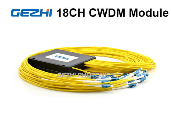 18 Kanalen Passieve CWDM Mux Demux Pigtailed Module met Monitorhaven