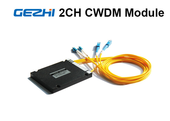 2 het Netwerkcwdm Mux Demux ABS van kanalenacess de Module van Pigtailed