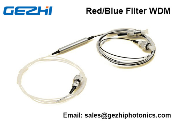 C Band Rode/Blauwe DWDM Filter 3 de Filterfwdm WDM van de Haven Dun Film Apparaat