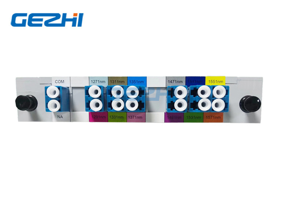 1x12 optische CWDM Mux Demux 1271nm - 1571nm voor 5G-Telecommunicatie