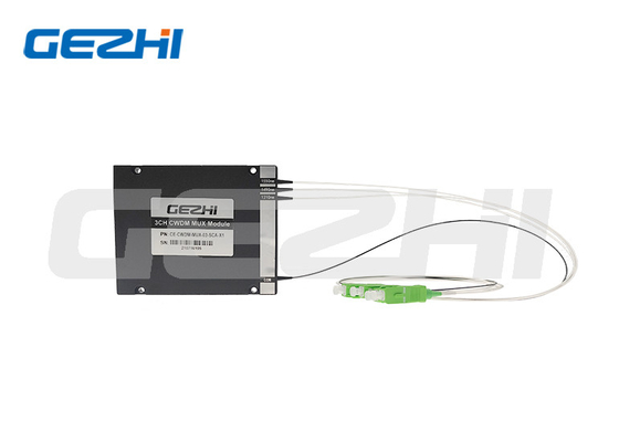3 de Module Enige Vezel 1470nm 1490nm 1510nm 1530nm van de kanaalcwdm Splitser