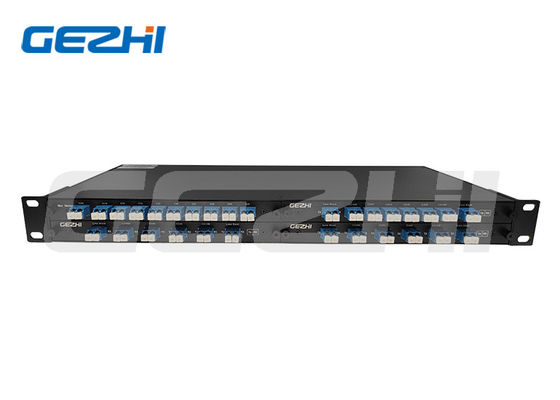 100GHz 8 Kanaals DWDM Mux Demux met 1U Rackmount voor Datacenter WDM Systemen