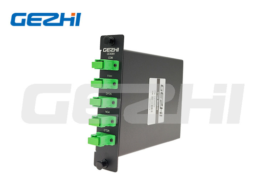 Laag toevoegingsverlies Filter WDM GPON 1310/1490 XGS-PON 1270/1577 Video 1550 OTDR 1625nm WDM filtro wdm1r Module