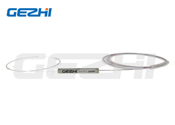 1260-1650nm 1x2 Bare Fiber Optische PLC Splitter met G657A1 Fiber voor FTTH Toepassingen