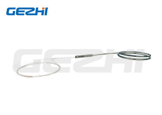 1x8 Bare Fiber PLC Splitter Steel Tube Type voor FTTH met G657A1 Fiber