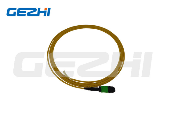 SM 9/125 Mpo Lc Fiber Optic Pigtail Patchcord met en op maat gemaakte lengte
