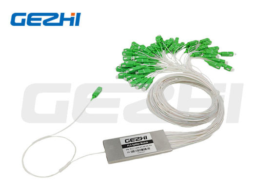 1×64 Single Mode Blockless PLC Splitter Glasvezel Splitter voor FTTX Netwerken