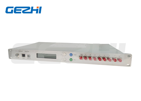 de vezel optische schakelaar van 1x8 1x16 rackmount voor Controle