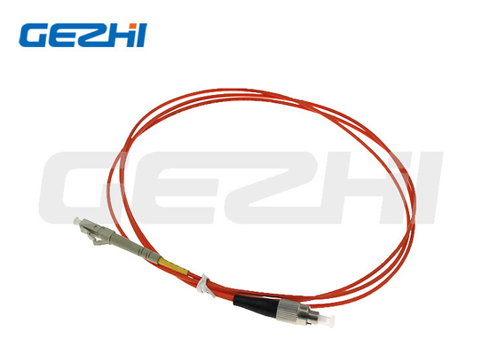 Singlemode Simplexkoord LSZH LC van het Vezel Optische Flard aan FC-de Kabel van het Vezelflard