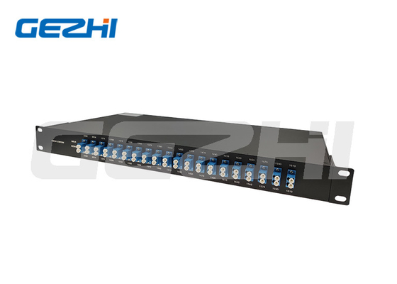Module 1270 van 18CH CWDM Mux Demux - de Multiplextelegraaf van 1610nm LC/UPC 20nm