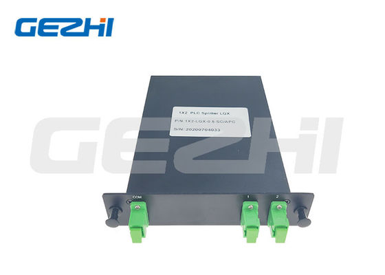 1x2 LGX Box Fiber Optical Splitter met SC/APC connector voor FTTH FTTA distributie