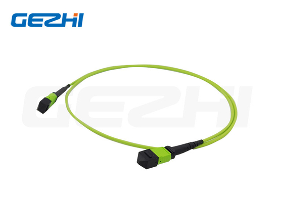 Laag invoegverlies 100GbE MPO/MTP-vezeloptisch patchkabel voor FTTX aangepaste lengte