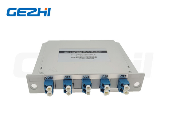 100GHz 8 de Afdelingsmultiplextelegraaf van de Kanaaldwdm Mux Demux Golflengte