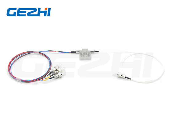 Aanpasbare 1x3T LC APC Glasvezelschakelaar Singlemode Multimode
