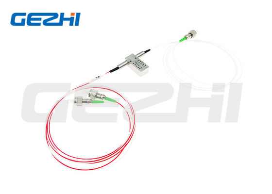 1650nm 3 poort glasvezel optische schakelaars Industrial Lc / Upc connector