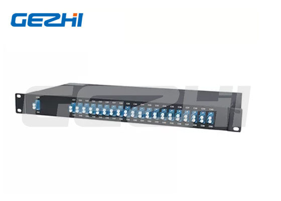 40CH AAWG DWDM Module MUX DEMUX Single Fiber 0.7m Lengte voor WDM Transmissie