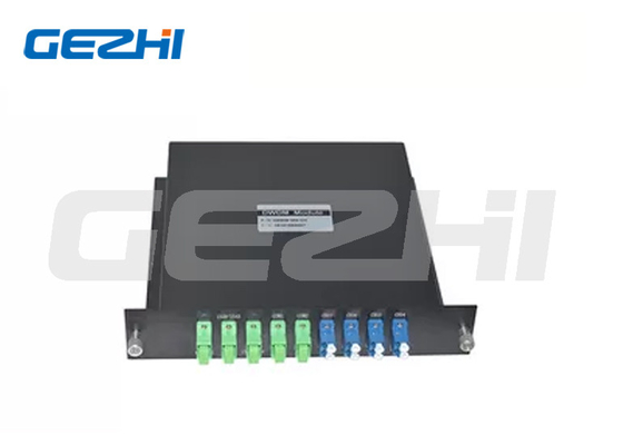 Het hoge Type van Isolatie Optische DWDM Mux Demux 2X4CH Dubbele Vezel LGX