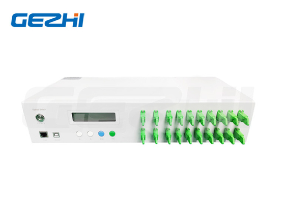 Hoge stabiliteit MxN Matrix Rackmount optische switch voor optisch netwerk