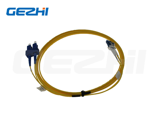 Laag invoegverlies LC naar SC Single-mode Duplex Patch Cord