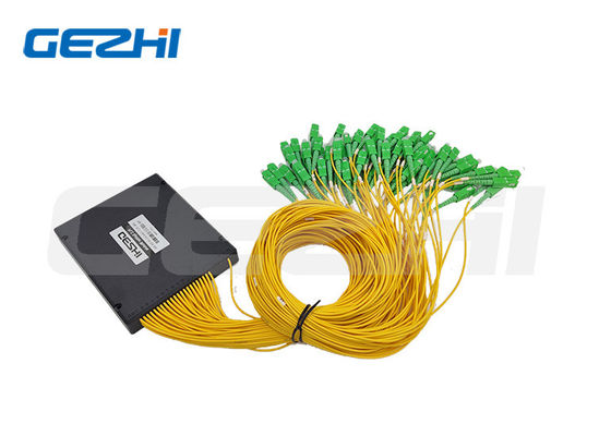 Plastic ABS-module 1x64 PLC-vezelsplitter voor FTTX-PON-netwerk met laag invoegverlies