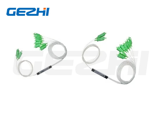 2X8 LC Single Mode 0.9mm G657A1 Staal Type Glasvezel PLC Splitter In FTTx